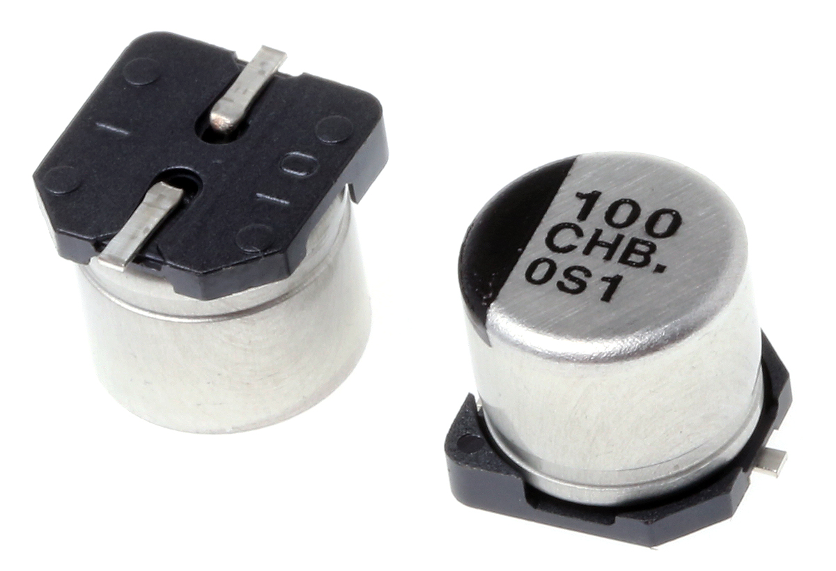 Panasonic 100μF Aluminium Electrolytic Capacitor 16V dc, Surface Mount - EEEHBC101UAP