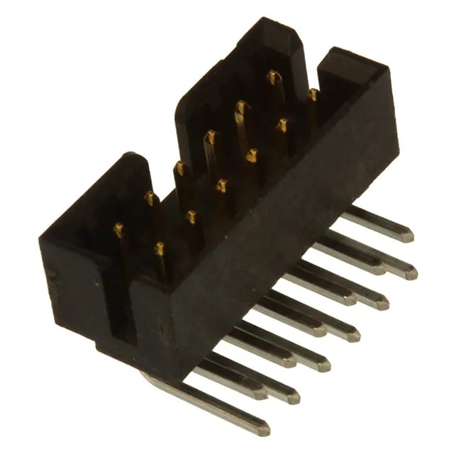 Molex Milli-Grid Series Right Angle Through Hole PCB Header, 12 Contact(s), 2 mm Pitch, 2 Row, Shrouded