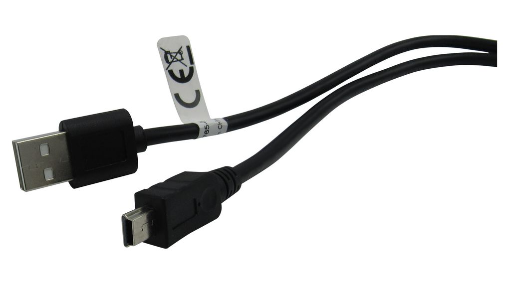 Mini USB 2.0 cable 1.8m Black