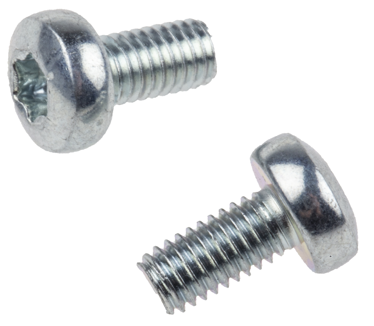 RS PRO Torx M3 Pan Steel Machine Screws x 6.0mm