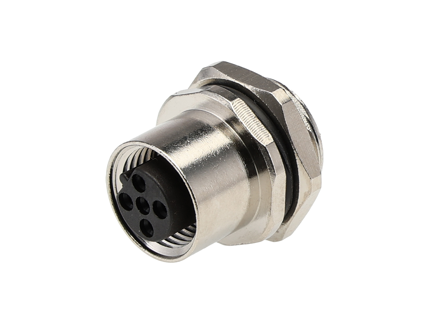 TE Connectivity Circular Connector, 5 Contacts, Front, M12 Connector, Socket, Female, IP67, M12 Series