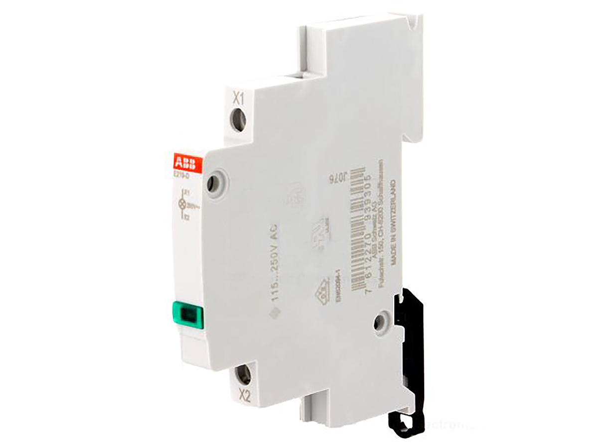 ABB, E219 Green LED Indicator, 250V ac