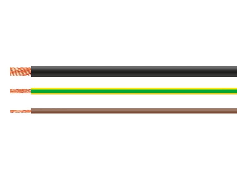 Helukabel H07V Series Black 10 Hook Up Wire, 8, 100m, PVC Insulation, 29193