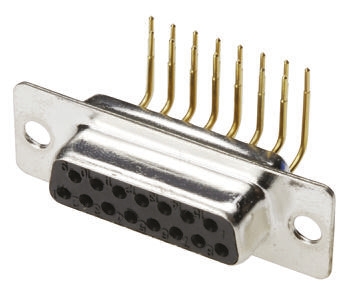 ASSMANN WSW A-DF 9 Way Right Angle Through Hole D-sub Connector Socket, 2.77mm Pitch