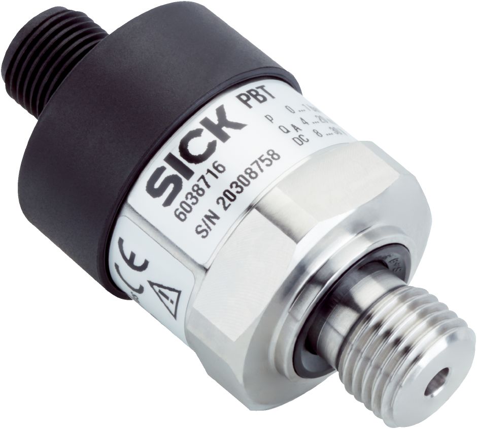 SICK PBT Series Pressure Switch, 0bar Min, 40bar Max, Gauge Reading