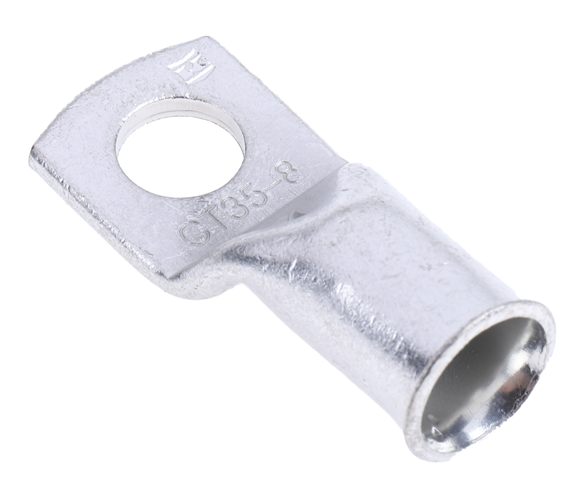 RS PRO Uninsulated Ring Terminal, M8 Stud Size to 35mm² Wire Size