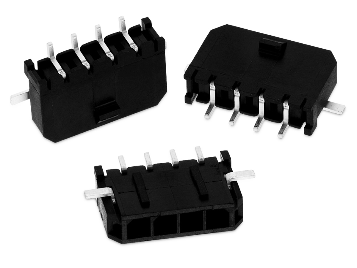 Wurth Elektronik WR-MPC3 Series Right Angle Surface PCB Header, 5 Contact(s), 3 mm Pitch, 1 Row, Shrouded