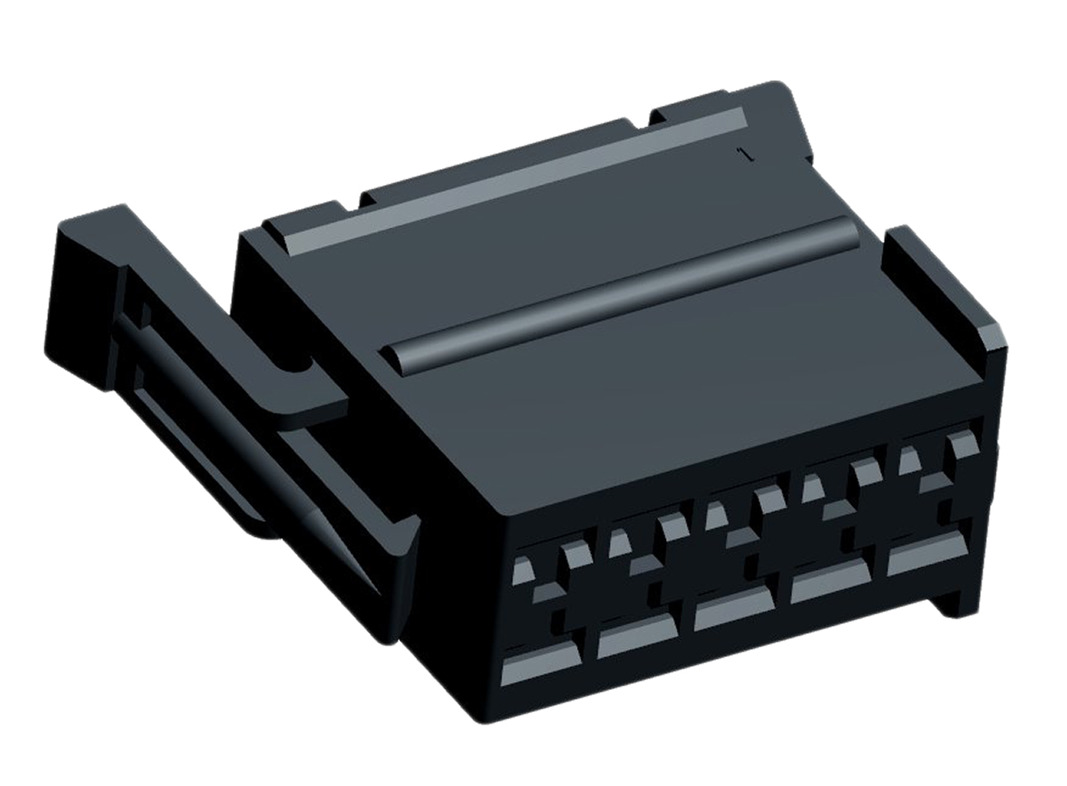 TE Connectivity, Junior Power Timer Automotive Connector Socket Black Plug-In 10 Way 929504-4