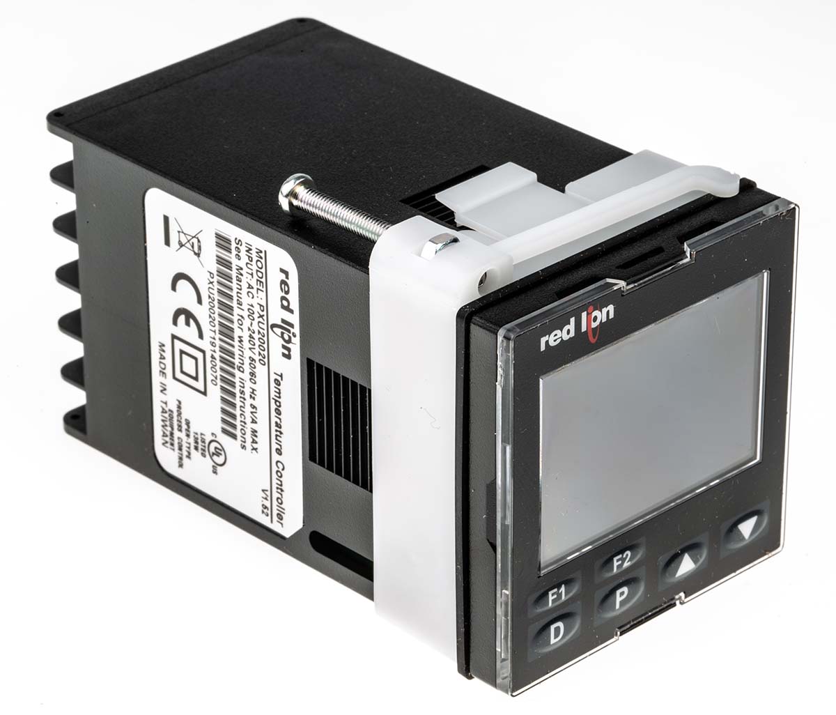 Red Lion PXU Panel Mount PID Temperature Controller, 48 x 48mm, 1 Output SSR, 100 → 240 V ac Supply Voltage PID
