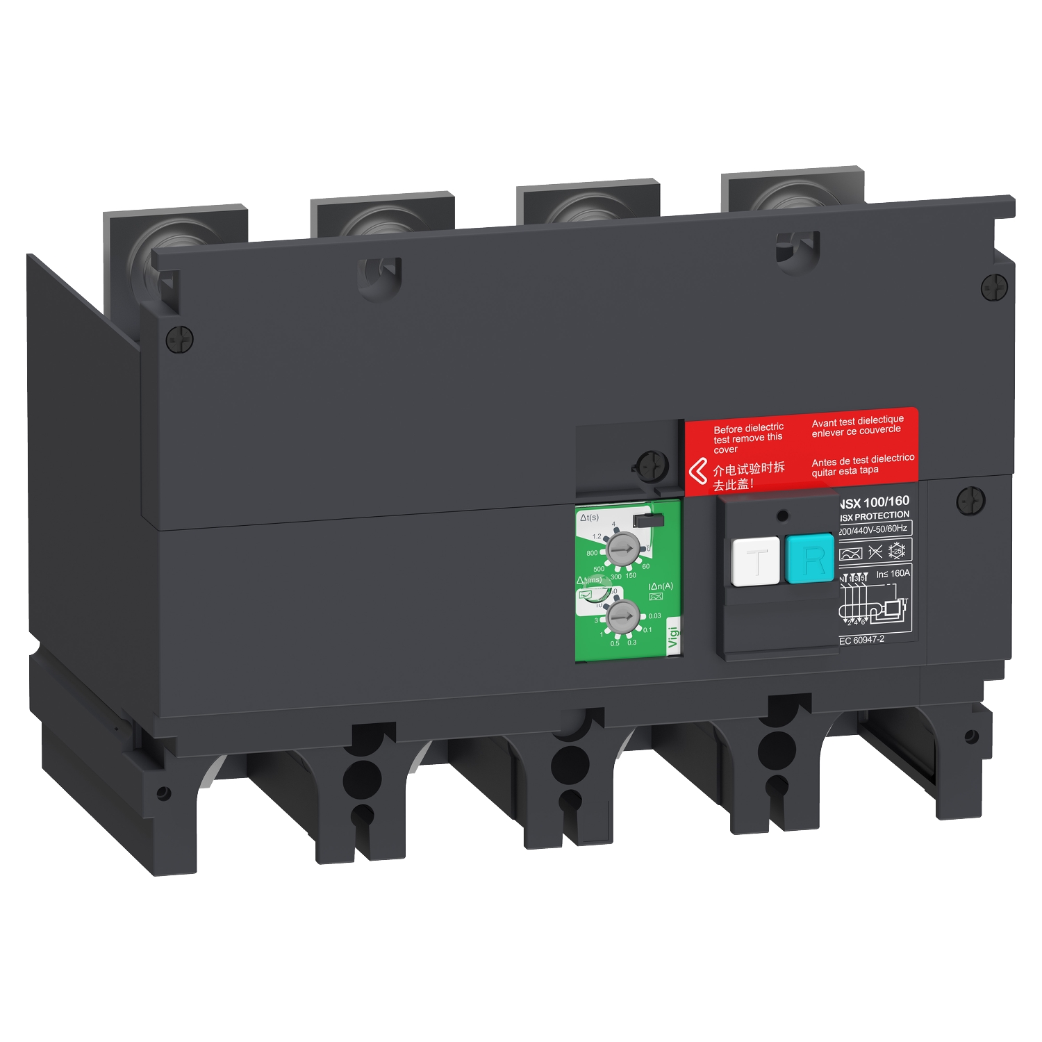 Schneider Electric 220 - 440V ac Earth Leakage Add-on Protection Module Circuit Trip for use with ComPact (ComPact