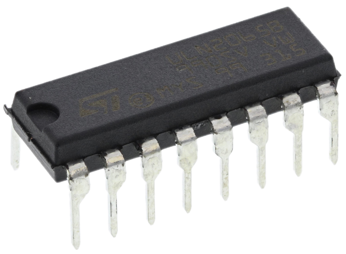 STMicroelectronics ULN2065B Quad NPN Darlington Transistor, 1.75 A 80 V, 16-Pin PDIP