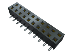 Samtec SMM Series Straight Surface Mount PCB Socket, 14-Contact, 2-Row, 2mm Pitch, Solder Termination