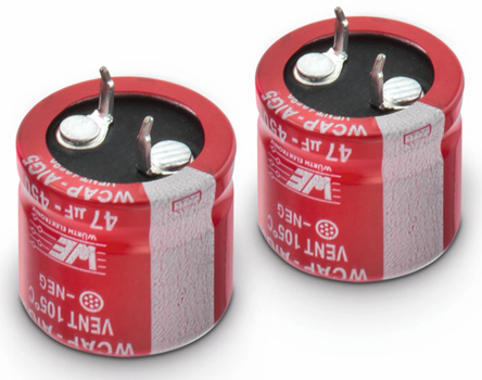 Wurth Elektronik 68μF Aluminium Electrolytic Capacitor 450V dc, Snap-In - 861021485018