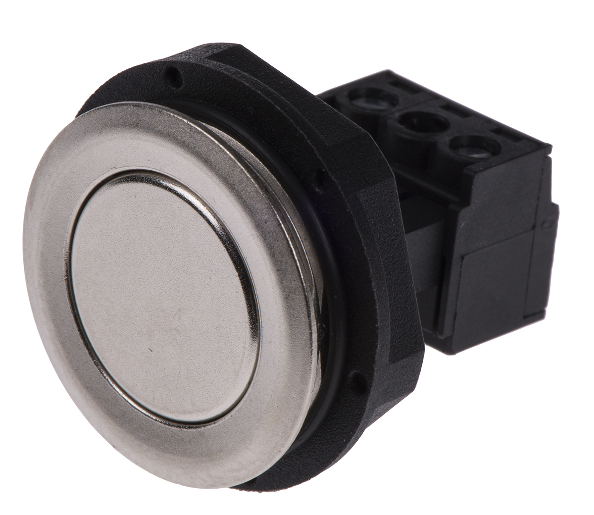Schurter MCS 19 Series Push Button Switch, Through Hole, 19mm Cutout, SPST, IP65, IP67