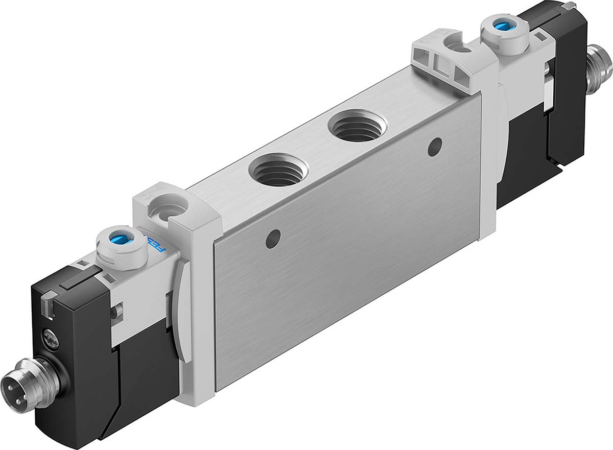 Festo 5/2 Solenoid Valve - Solenoid G 1/8 VUVG Series 24V dc, 574230