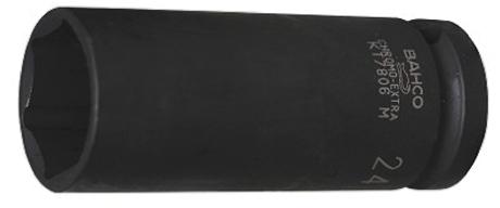 Bahco 10mm, 1/2 in Drive Impact Socket, 78 mm length