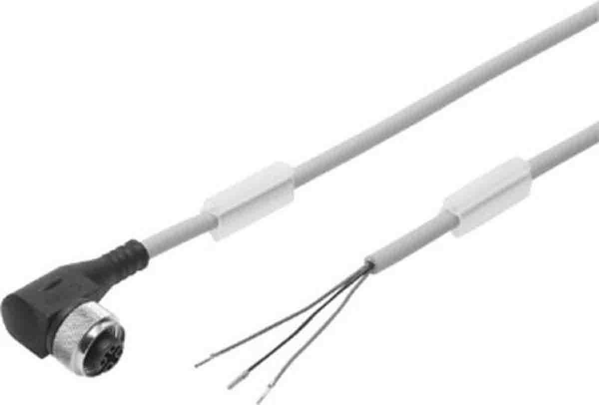 Festo Connector, NEBU-M12W5-K-2.5-LE3 Series
