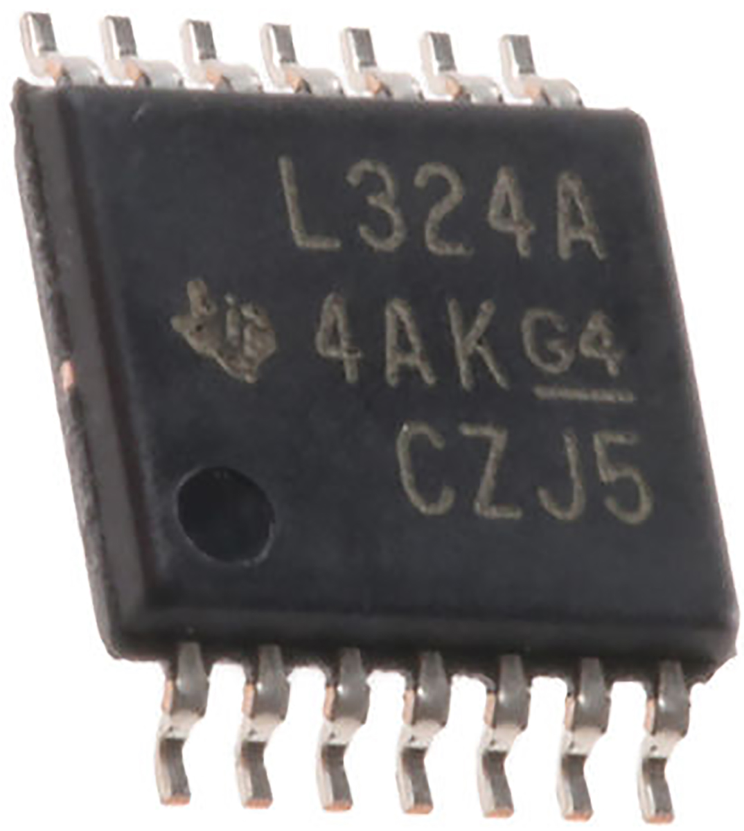 TLV4316IPWR Texas Instruments, Operational Amplifier, 10 MHz, 14-Pin 5.5 V TSSOP