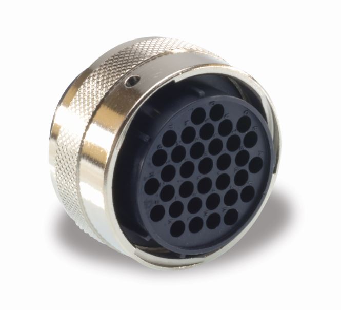 ITT Cannon Circular Connector, 19 Contacts, Panel, Standard Connector, Socket, Female, IP65, Trident Ringlock Series