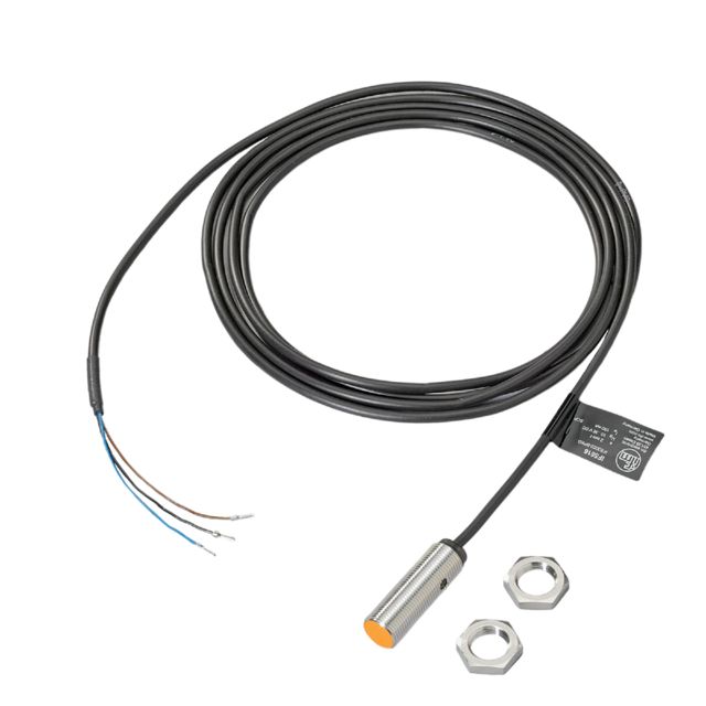 ifm electronic Inductive Threaded Barrel Proximity Sensor, M12, 2 mm Detection, NPN NO, 10 → 36 V dc
