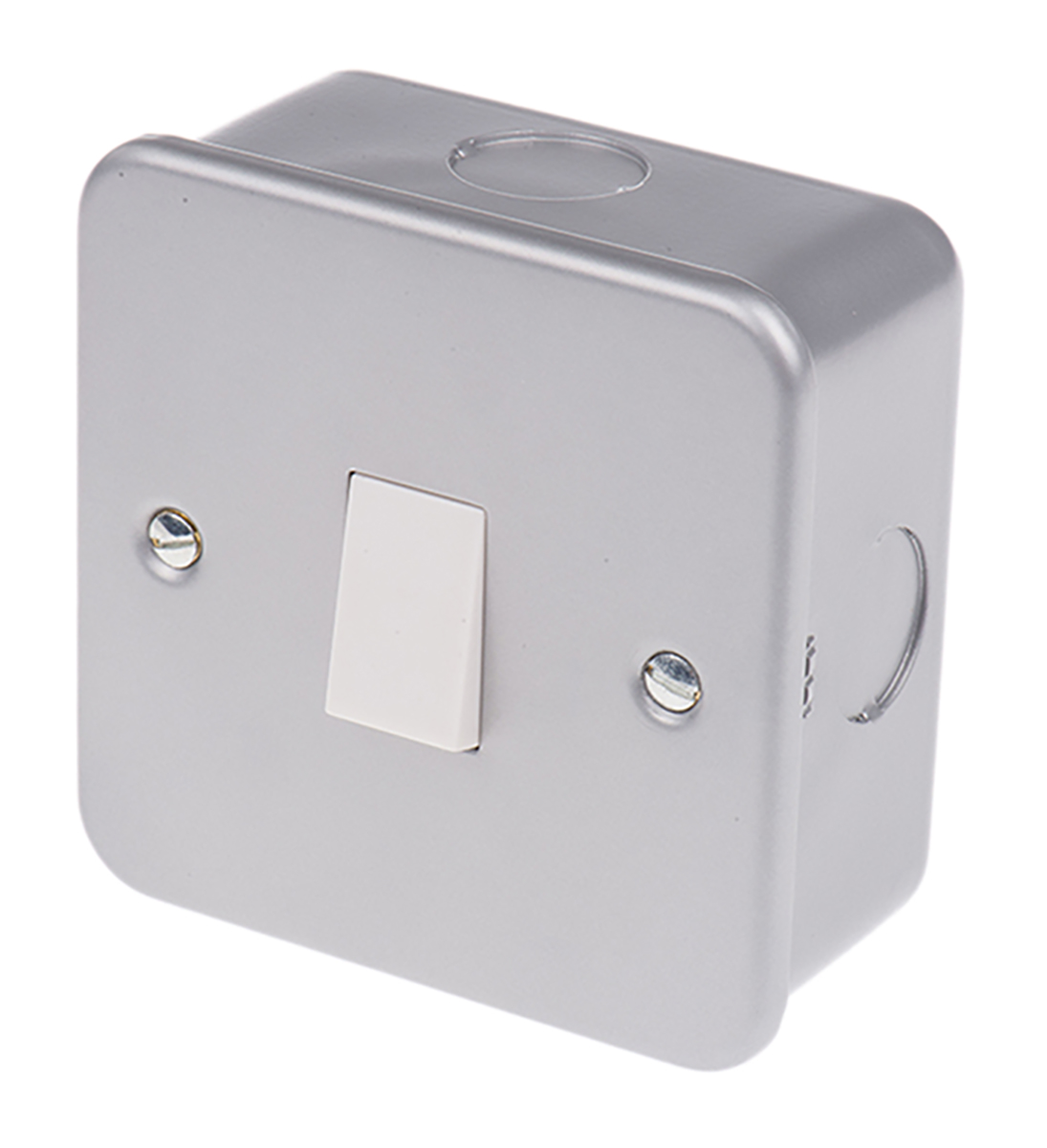 RS PRO Grey Metal Clad Switch, 2 Way, 1 Gang