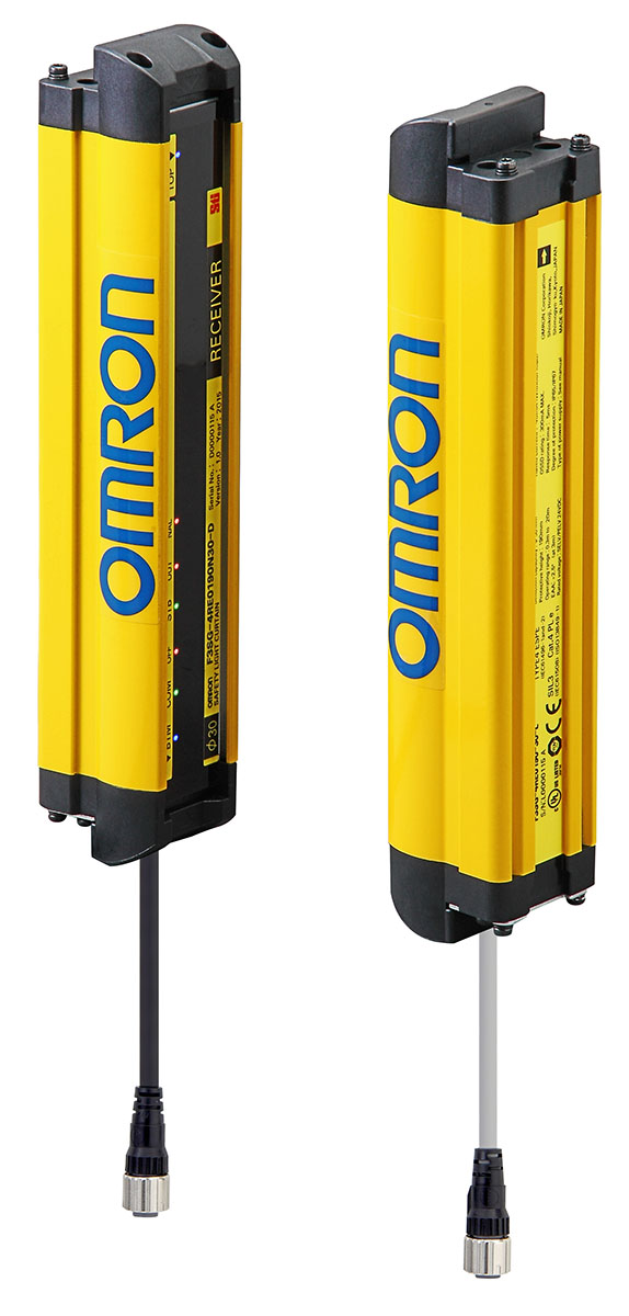 Omron F3SG-RE Series Light Curtain, Sender & Receiver, 31 Beam(s), 14mm Resolution