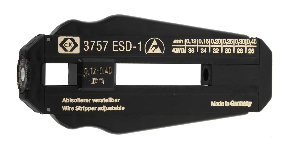 CK Wire Stripper, 0.12mm Min, 0.4mm Max, 98 mm Overall