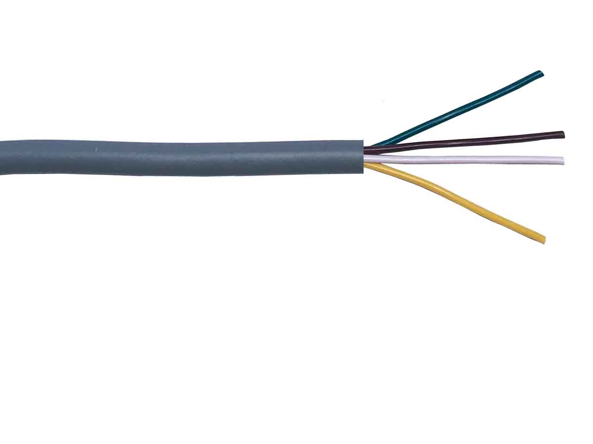 RS PRO Data Cable, 4 Cores, 0.25 mm², Unscreened, 23 AWG, 100m