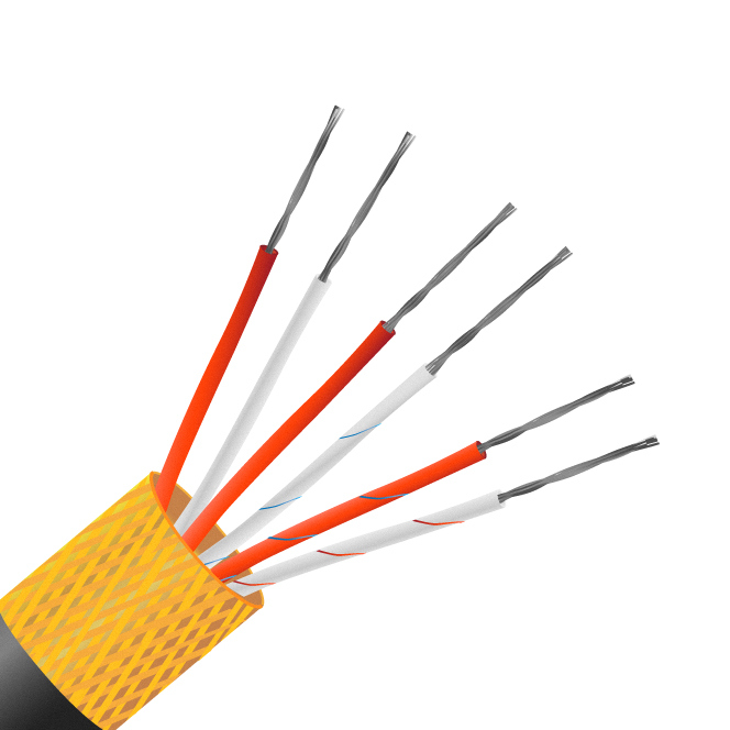 RS PRO Type RTD Resistance Thermometer Detector (RTD) Wire, 10m, Screened, PVC Insulation, +105°C Max, 7/0.2mm