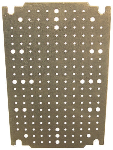 Legrand Steel Perforated Mounting Plate, 256mm W, 356mm L for Use with Atlantic Enclosure, Marina Enclosure