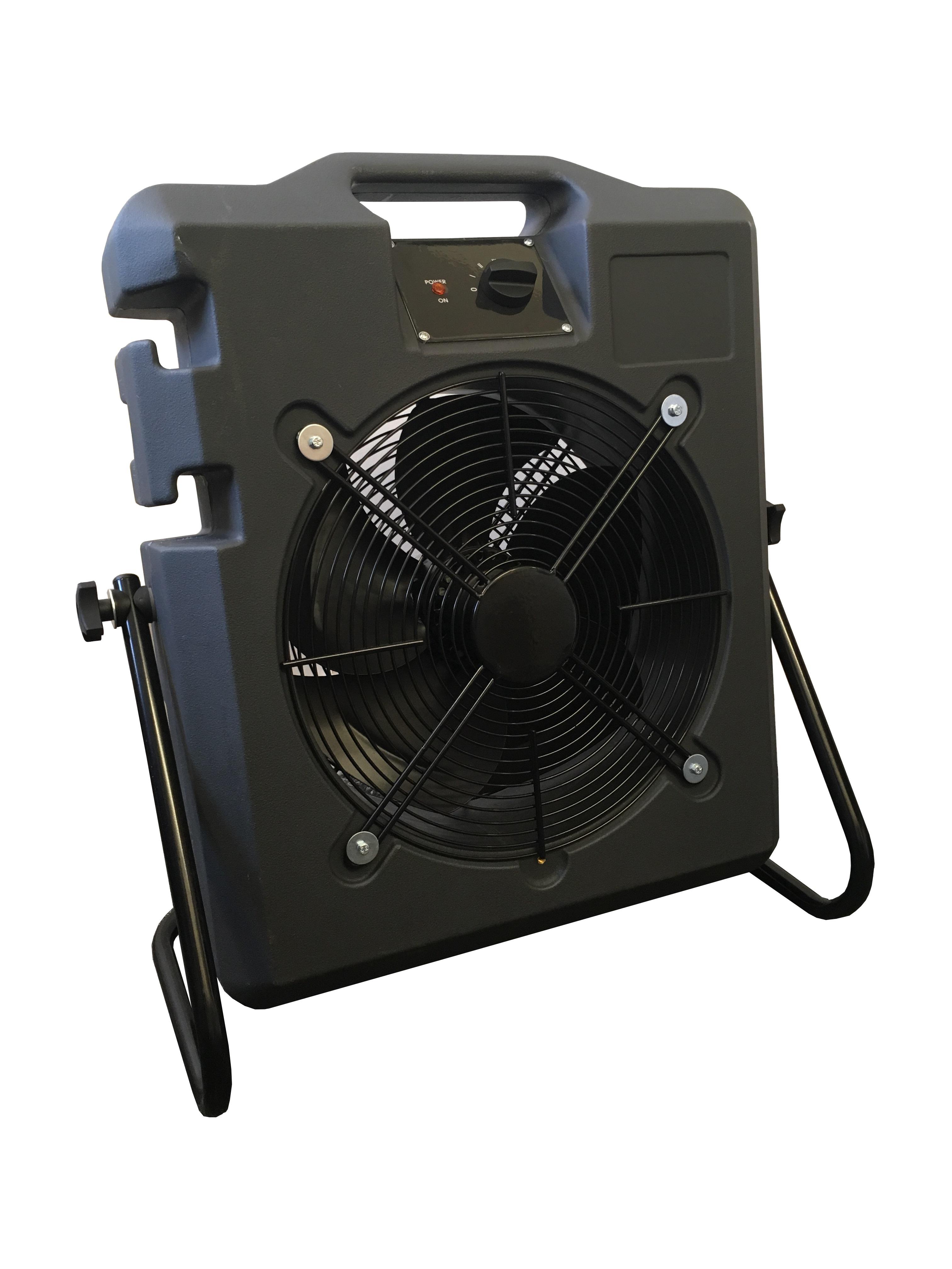 Broughton MB30 Floor Fan 2280m³/h 350mm blade diameter 3 speed 230 V with plug: Type F - German Schuko, Type G -
