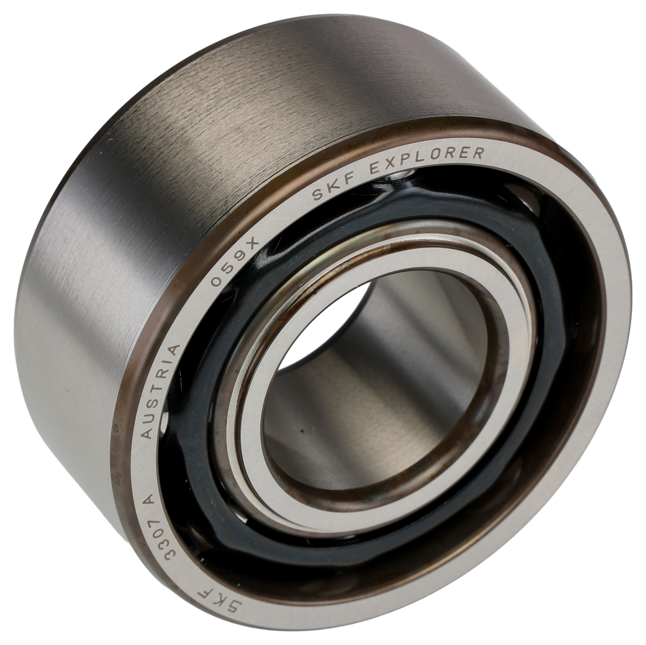SKF 3307 A 2 Row Ball Bearing - 35 mm ID, 80 mm OD 34.9 mm Race Width