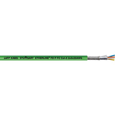Lapp, 100m Cat5, Green, Tinned Copper Braid, Unterminated