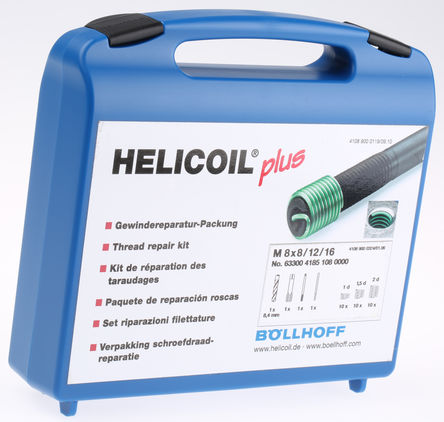 Böllhoff 34 piece M8 x 1.25 Thread Repair Kit