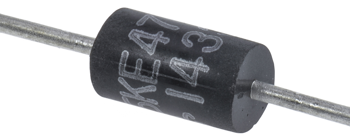Vishay 1.5KE47CA-E3/54, Bi-Directional TVS Diode, 1500W, 2-Pin 1.5KE
