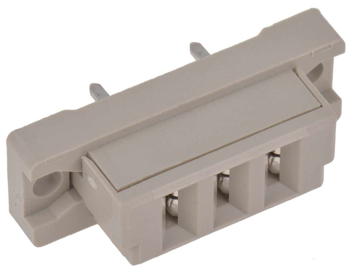 HARTING 3 Way 10.16mm Pitch, 1 Row, Straight DIN 41612 Connector, Socket