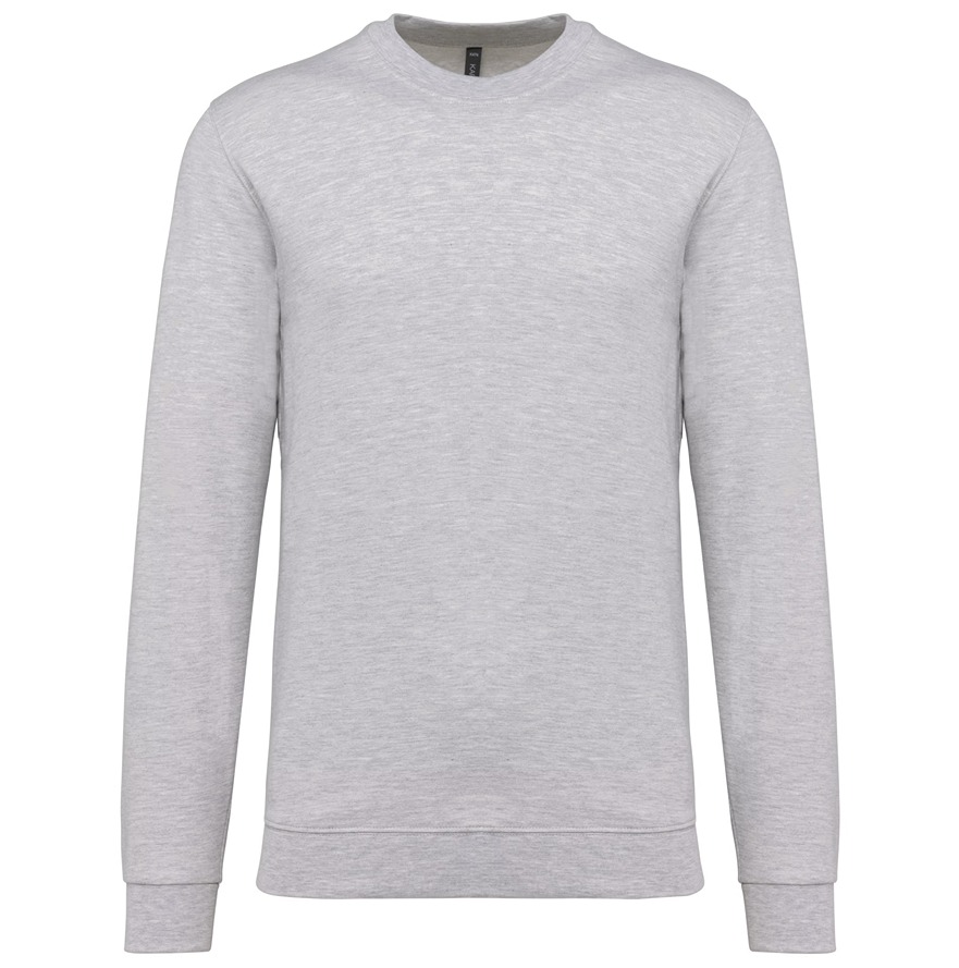 KARIBAN K474 Grey 20% Polyester, 80% Cotton Sweat Shirt XL
