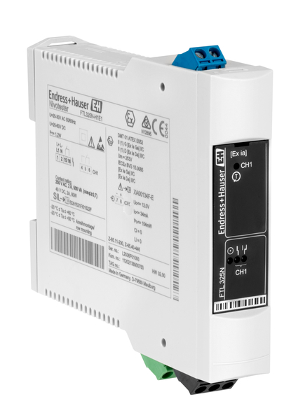 Endress+Hauser Nivotester FTL325N Series Vibronic Point Level Detection Level Sensor, DIN Rail, Polycarbonate,