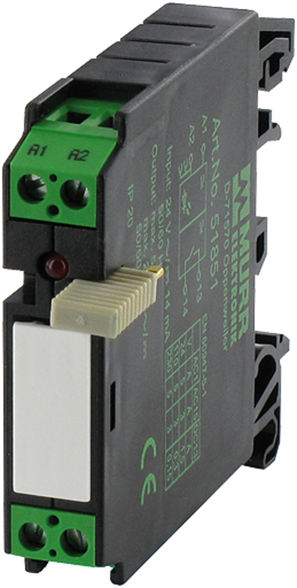 Murrelektronik Limited Interface Relay, DIN Rail Mount, 24V dc Coil, SPST, 1-Pole, 5A Load