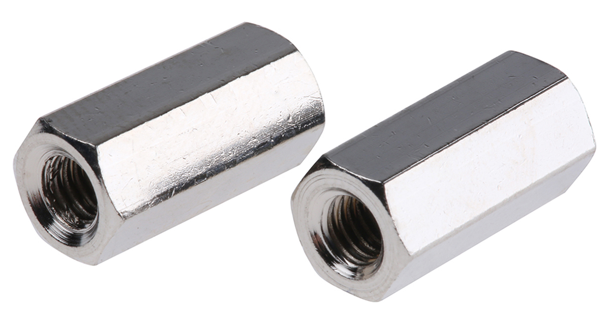 Essentra Standoff, M4 Thread, 15mm Body, Brass, Male/Female