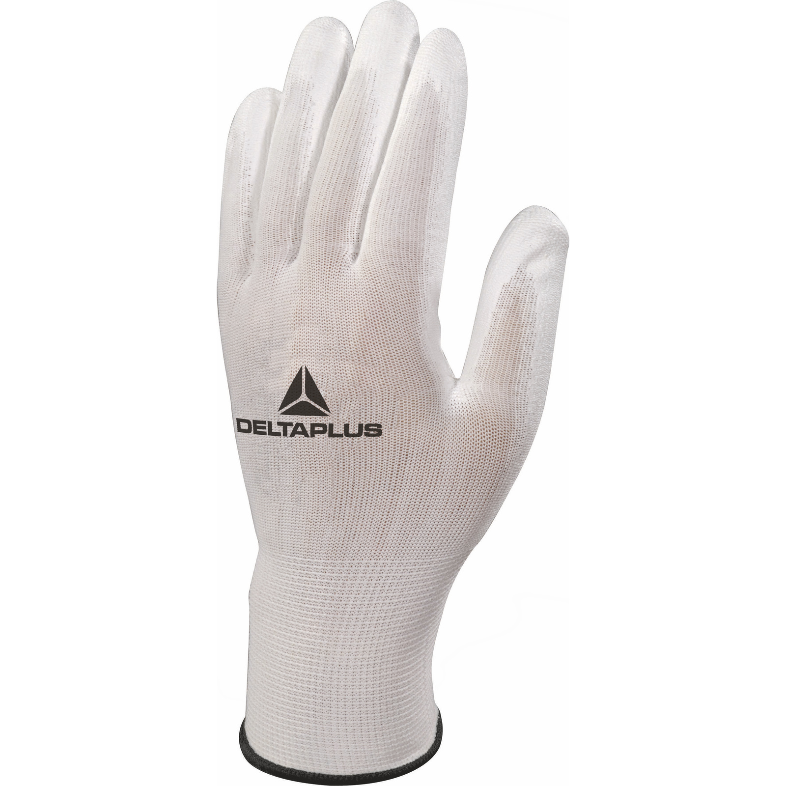 Delta Plus VE702 White Polyamide Polyamide Work Gloves, Size 6, Polyurethane Coating