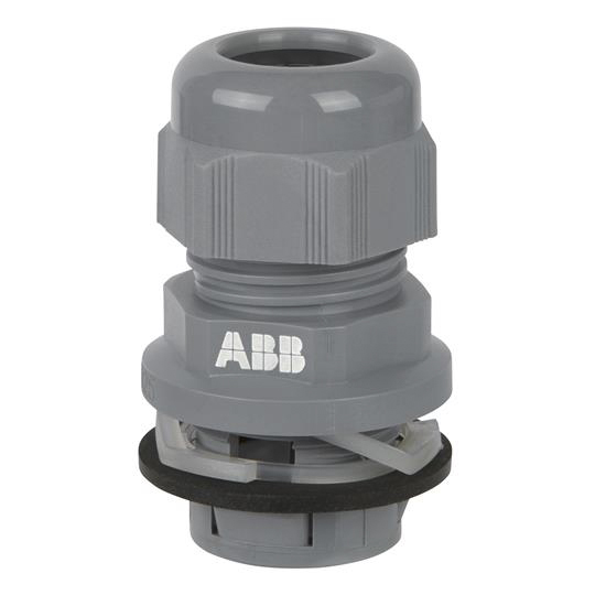 ABB NPG Series Black Nylon Cable Gland, M25 Thread, 11mm min., 17mm max.