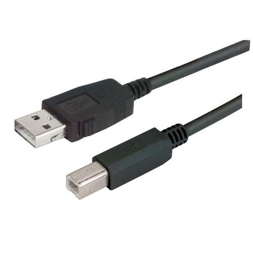 L-Com USB 2.0, Male USB A to Male USB A, 2m