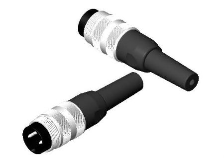 RS PRO 3 Pole Din, 5A, 250 V IP40, Screw Lock, Male, Cable Mount