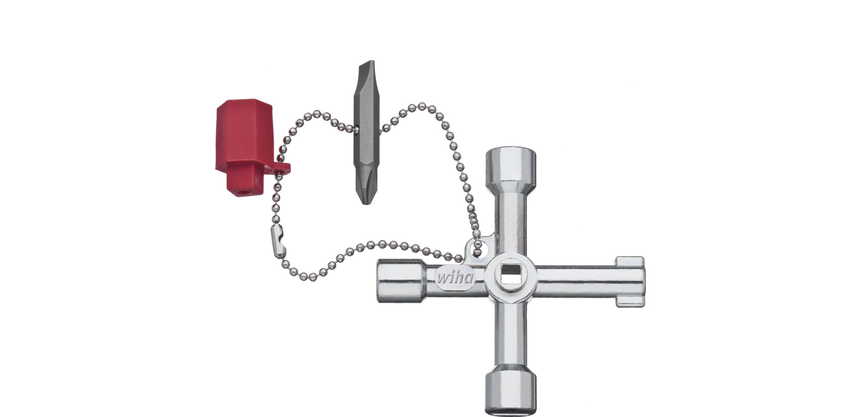Wiha Diecast Zinc 4-way Cross Wrench