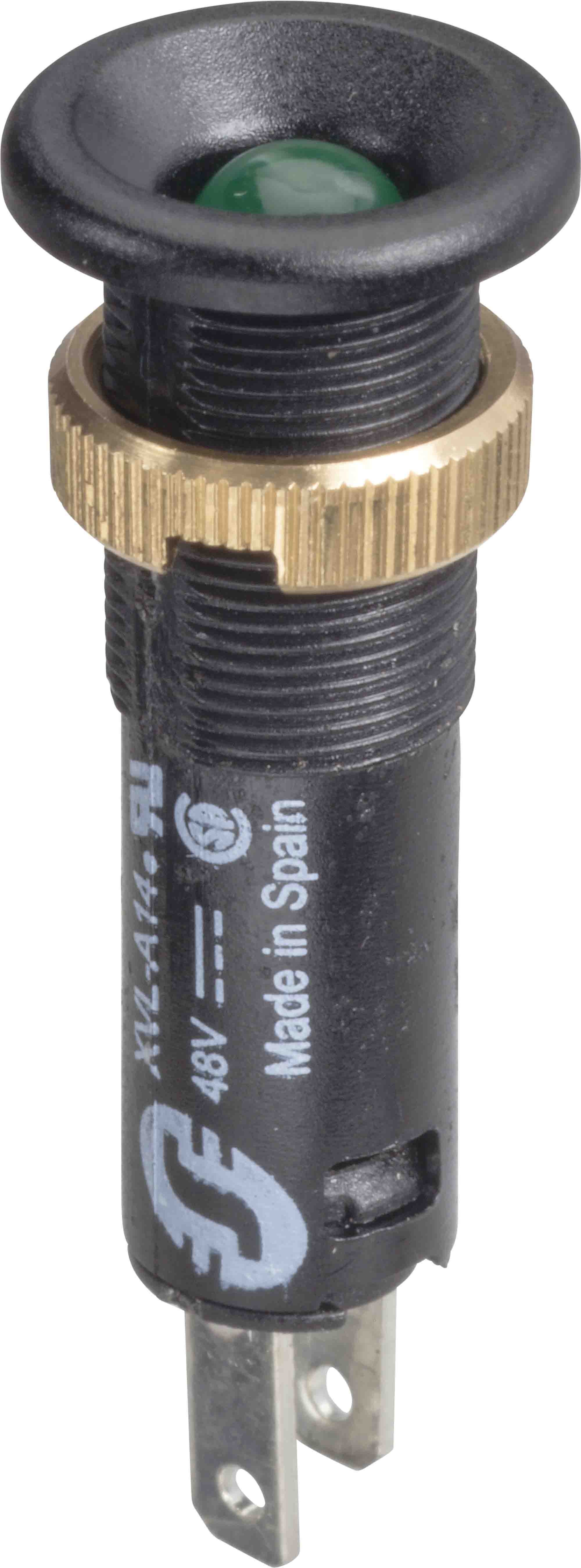 Schneider Electric XVL Series Green Panel Mount Indicator, 12V, 8mm Mounting Hole Size, IP40