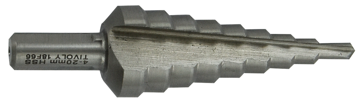 Tivoly High Speed Steel Step Drill Bit 4mm x 20mm