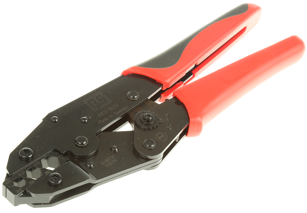 RS PRO Hand Ratcheting Crimp Tool for Coaxial Connectors