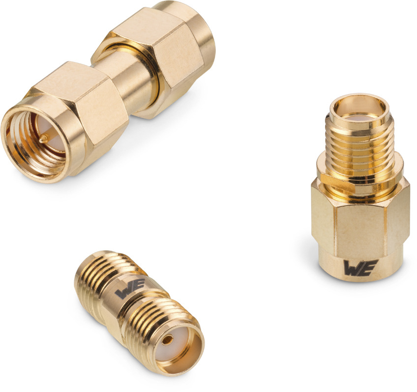 Wurth Elektronik Straight 50Ω Coaxial Adapter SMA Socket to SMA Socket 18GHz