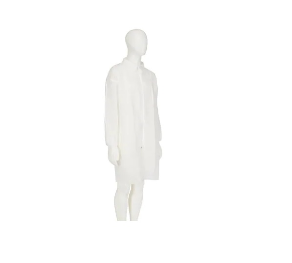 3M White Unisex Visitor Coat, XL